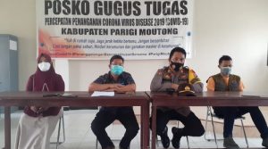 Update Covid-19 di Kabupaten Parigi Moutong, 249 Positif, 62 sembuh, 5 Meninggal
