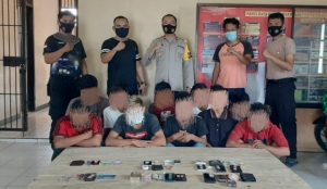 Kedapatan Bawa Paket Diduga Sabu, Polisi Tangkap Sembilan Warga Parigi Moutong
