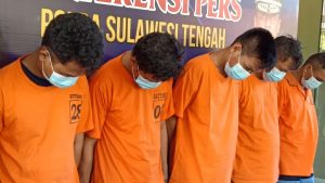 Polda Sulawesi Tengah Rilis Sejumlah Kasus Sepanjang Januari-Maret