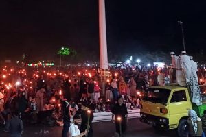 Pawai Obor Sambut Ramadhan di Poso Diikuti Ribuan Umat Islam