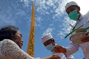 Sambut Nyepi Tahun Saka 1943, Umat Hindu di Palu Ibadah Melasti Terbatas