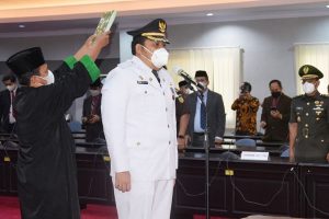 Richard Djanggola Dilantik Sebagai Penjabat Bupati Touna