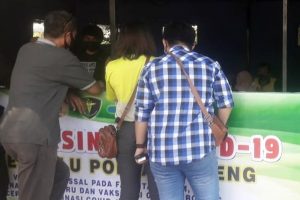 Vaksinasi Gotong Royong Polres Palu Kekurangan Tenaga Vaksinator