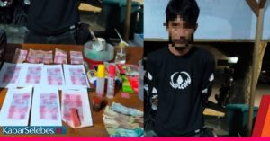 Terduga Pelaku Pengedar Uang Palsu di Palu Ditangkap saat Berbelanja