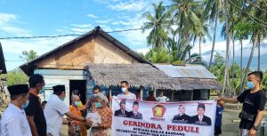DPC Gerindra Parigi Moutong Salurkan Bantuan Bagi 157 KK Korban Terdampak Banjir