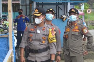 Kapolres Morowali Cek Pos Pengamanan Idul Fitri