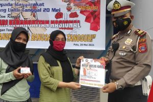 Sat Lantas Polres Palu Gratiskan SIM Bagi Warga yang Lahir di Hari Kebangkitan Nasional