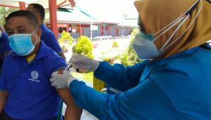 212 Warga Binaan Lapas Parigi di Vaksin COVID-19