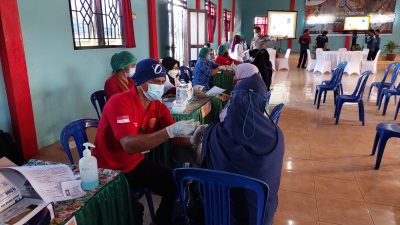 Target 70 Persen, Polda Sulteng Gelar Vaksinasi Setentak di Parimo