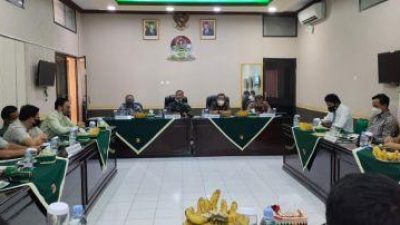 Bahas Persiapan TMMD, Pemda Parimo dan Dandim Gelar Rakor