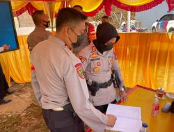 Kabag Ops Polres Morut Tinjau Pos Pengamanan Operasi Lilin Tinombala