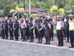 Polres Morut Perkuat Personel Pengamanan Malam Pergantian Tahun