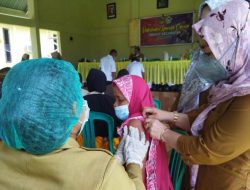 Lanjutan Vaksinasi Lansia Ceria di Parimo Dihadiri 206 Orang