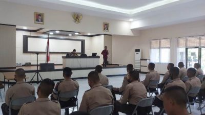 Siswa SPN Polda Sulteng Dikenalkan dengan Peran Pers