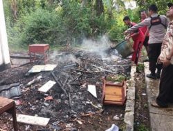 Ruangan Kelas SMP Negeri 3 di Banggai Terbakar