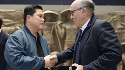 Bahas MotoGP 2023, Erick Thohir ke Dorna Sports: Sirkuit Mandalika Jauh Lebih Siap