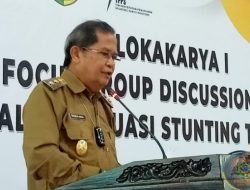 Wabup Parimo Hadiri Lokakarya FGD Analisis Stunting 2023