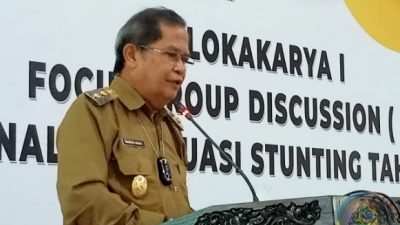 Wabup Parimo Hadiri Lokakarya FGD Analisis Stunting 2023