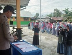 Polsek Lamala Sosialisasikan Bahaya Narkotika ke Pelajar