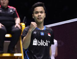 Ginting Tantang Shi Yu Qi di Babak 16 Besar