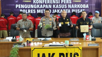 Polres Metro Jakpus Tangkap 36 Terduga Pengedar Narkoba