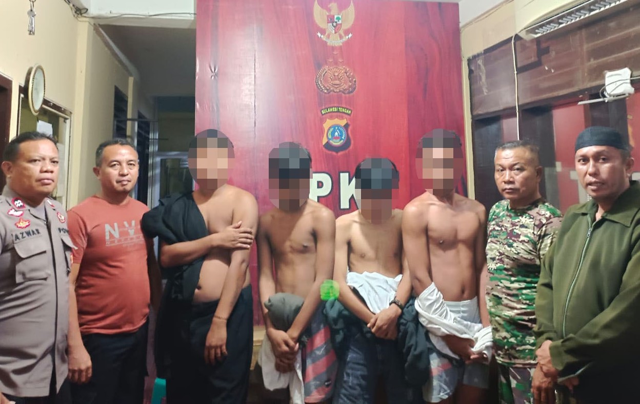 Polisi Amankan Empat Remaja di Banggai