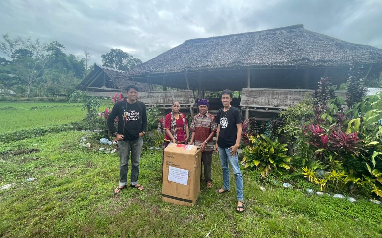 Roa Jaga Roa Berikan Bantuan Konsentrator Oksigen di Sigi