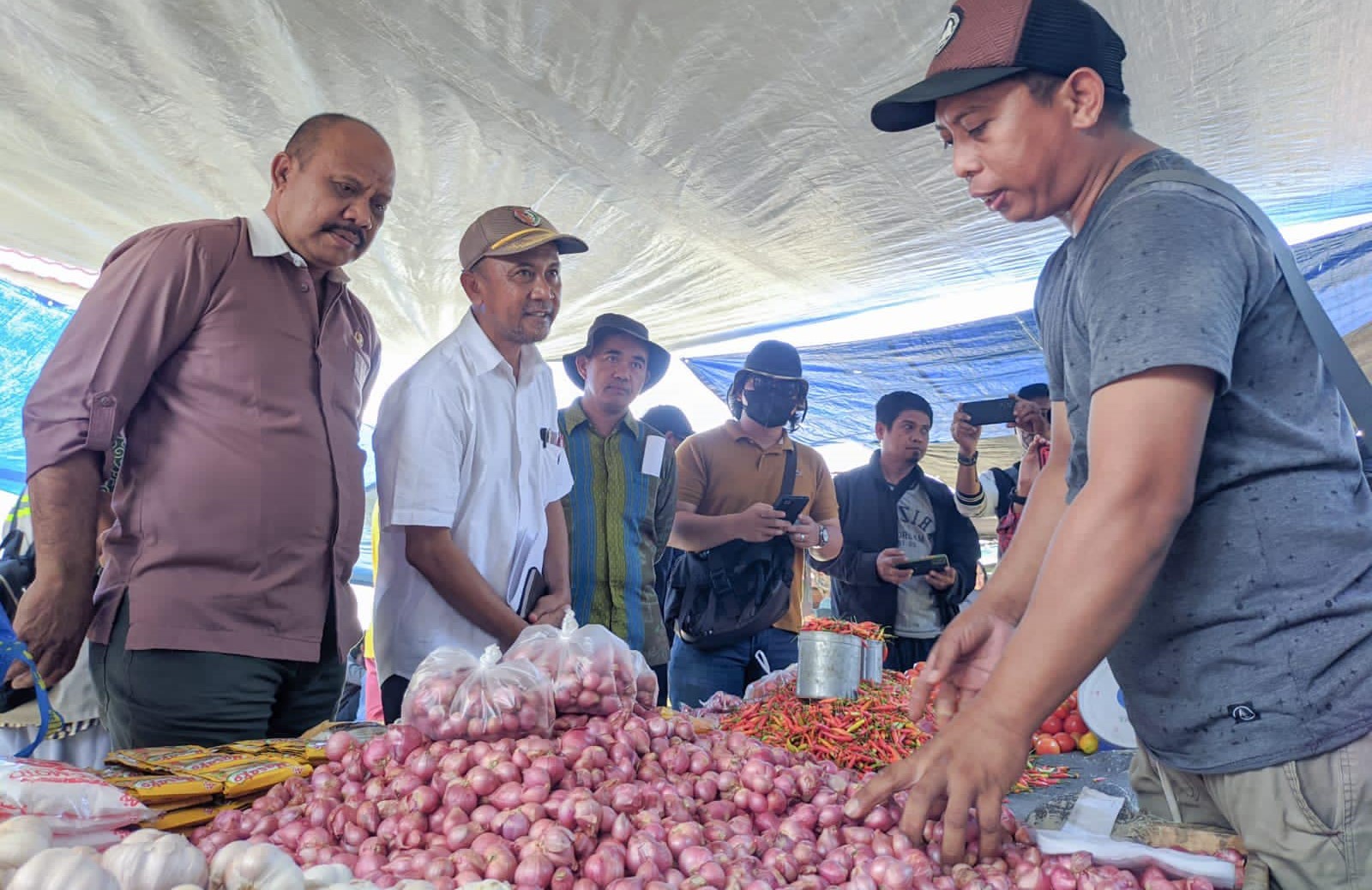 Sekda Sigi Pantau Ketersediaan Stok Pangan Jelang Ramadhan