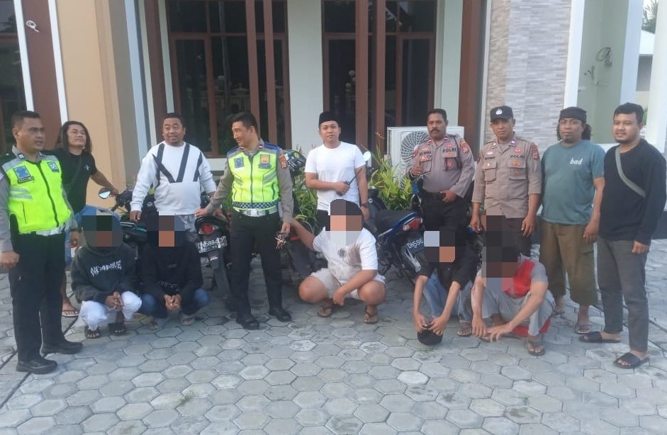 Sejumlah Pemuda di Banggai Diamankan Polisi