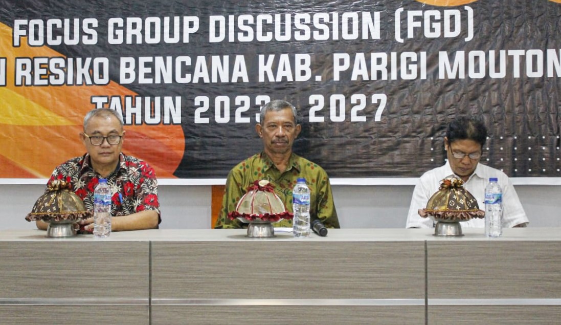 BPBD Parigi Moutong Gelar FGD Kajian Resiko Bencana