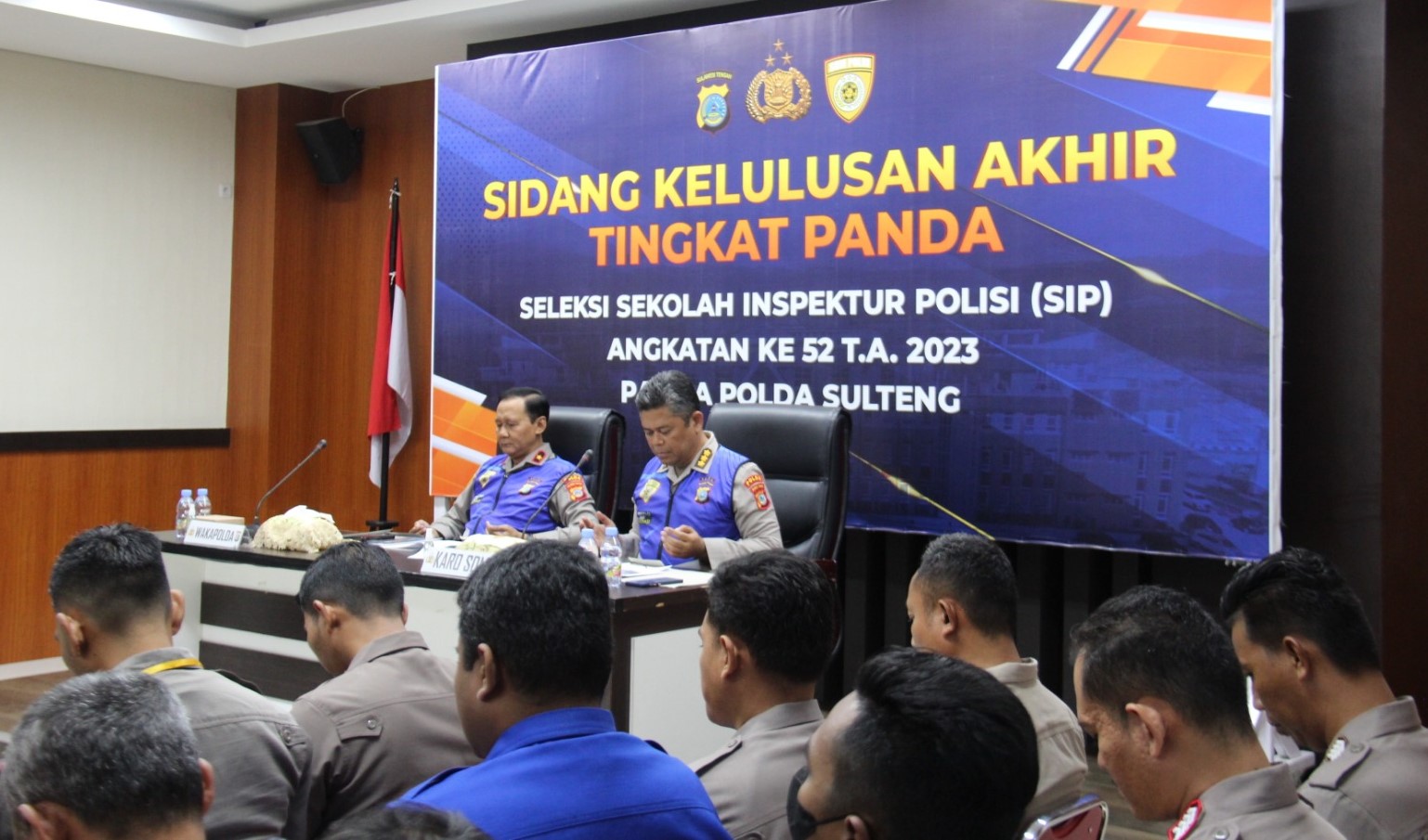 35 Bintara Polda Sulteng Lulus Terpilih SIP