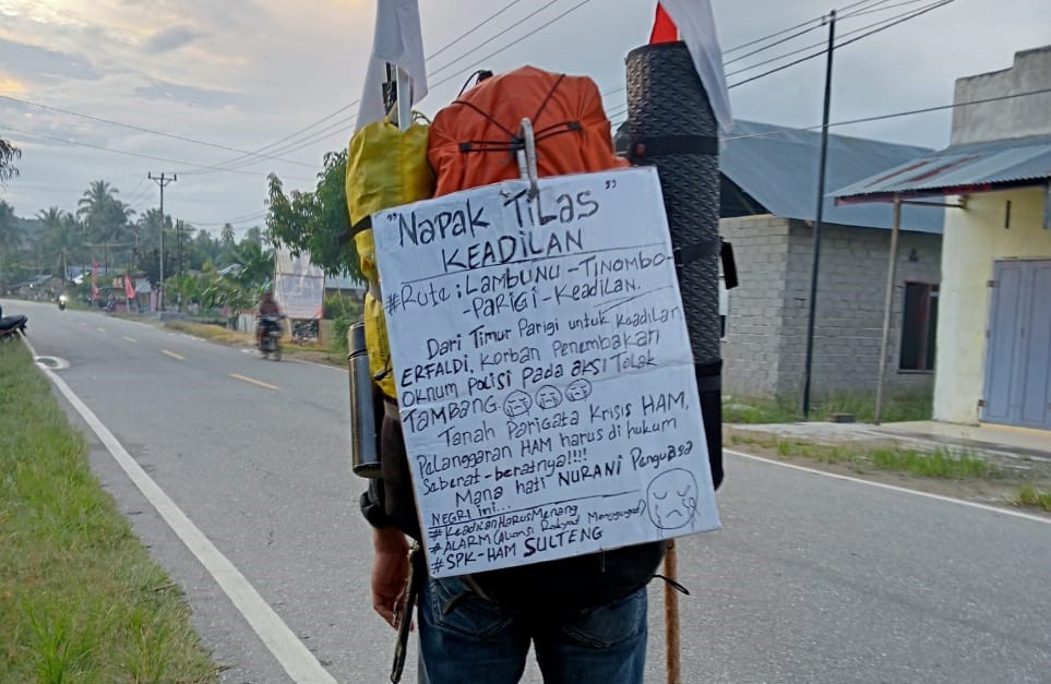 Napak Tilas Keadilan untuk Erfaldi, Sumar Rela Tempuh 262,2 KM