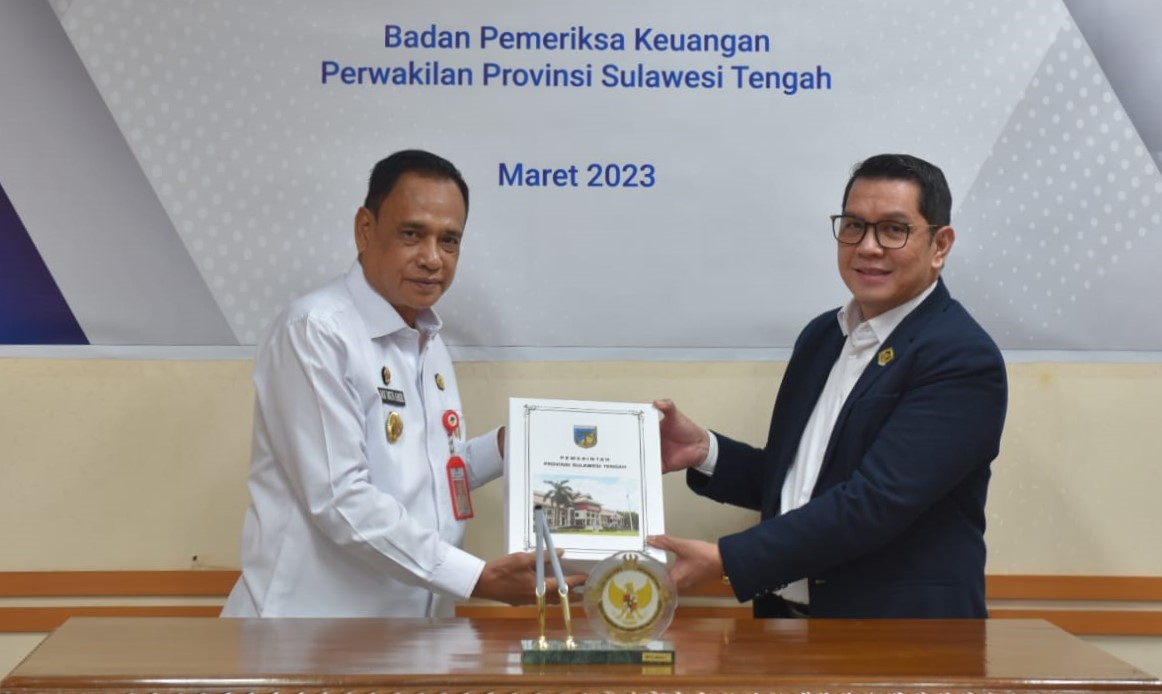 Wagub Sulteng Serahkan Laporan Keuangan Unaudited ke BPK