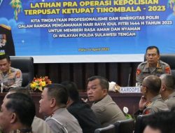 Polda Sulteng Gelar Lapraops Ketupat Tinombala
