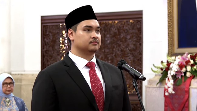 Jokowi Melantik Dito Ariotedjo Sebagai Menpora yang Baru