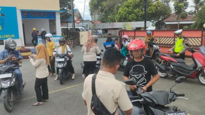 Satlantas Polres Banggai Rutin Gelar Razia Gabungan