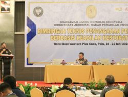 Kajati Sulteng: Tangani Perkara Dapat Melalui Keadilan Restoratif