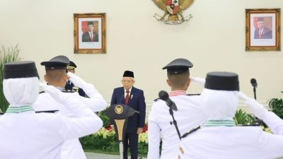 Wapres Melantik 1.627 Pamong Praja Muda IPDN