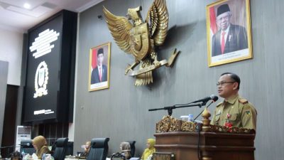 Pemprov Sulteng Menyampaikan Rancangan KUA dan PPAS 2024