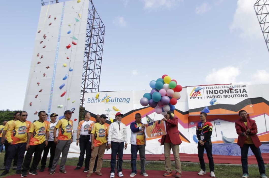 Kejuaraan Panjat Tebing Nasional di Parigi Moutong Diikuti 76 Atlet