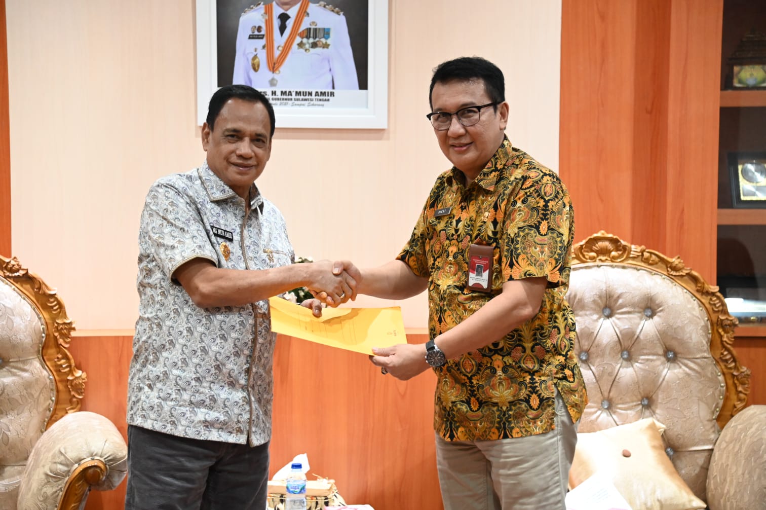 Wagub Sulteng Menerima P2HP dari Itjen Kemendagri