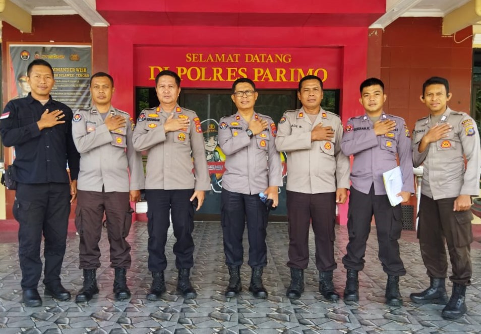 Bidhumas Polda Sulteng Melakukan Kontrol Humas Polres Jajaran