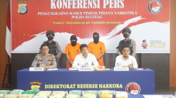Polda Sulteng Gagalkan Penyelundupan 20 Kilogram Narkotika Asal Makassar