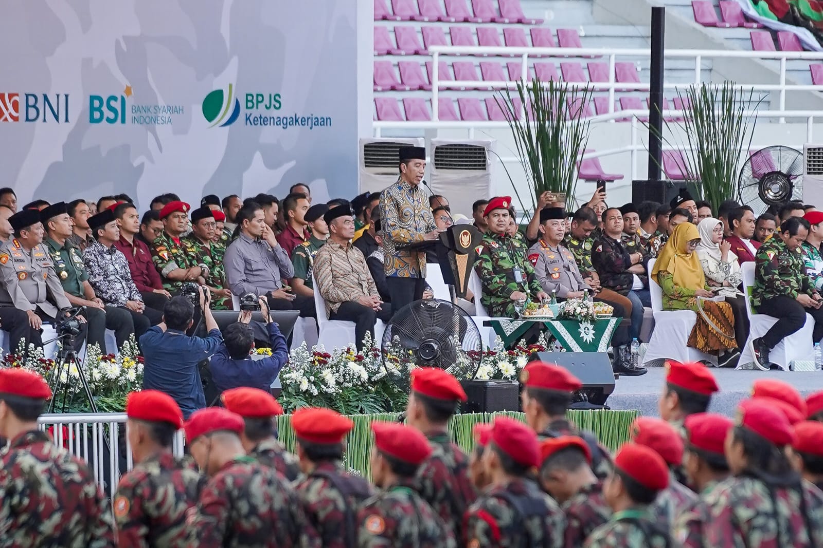Presiden Tekankan Pentingnya Kontribusi Organisasi Pemuda Jaga Pemilu Damai