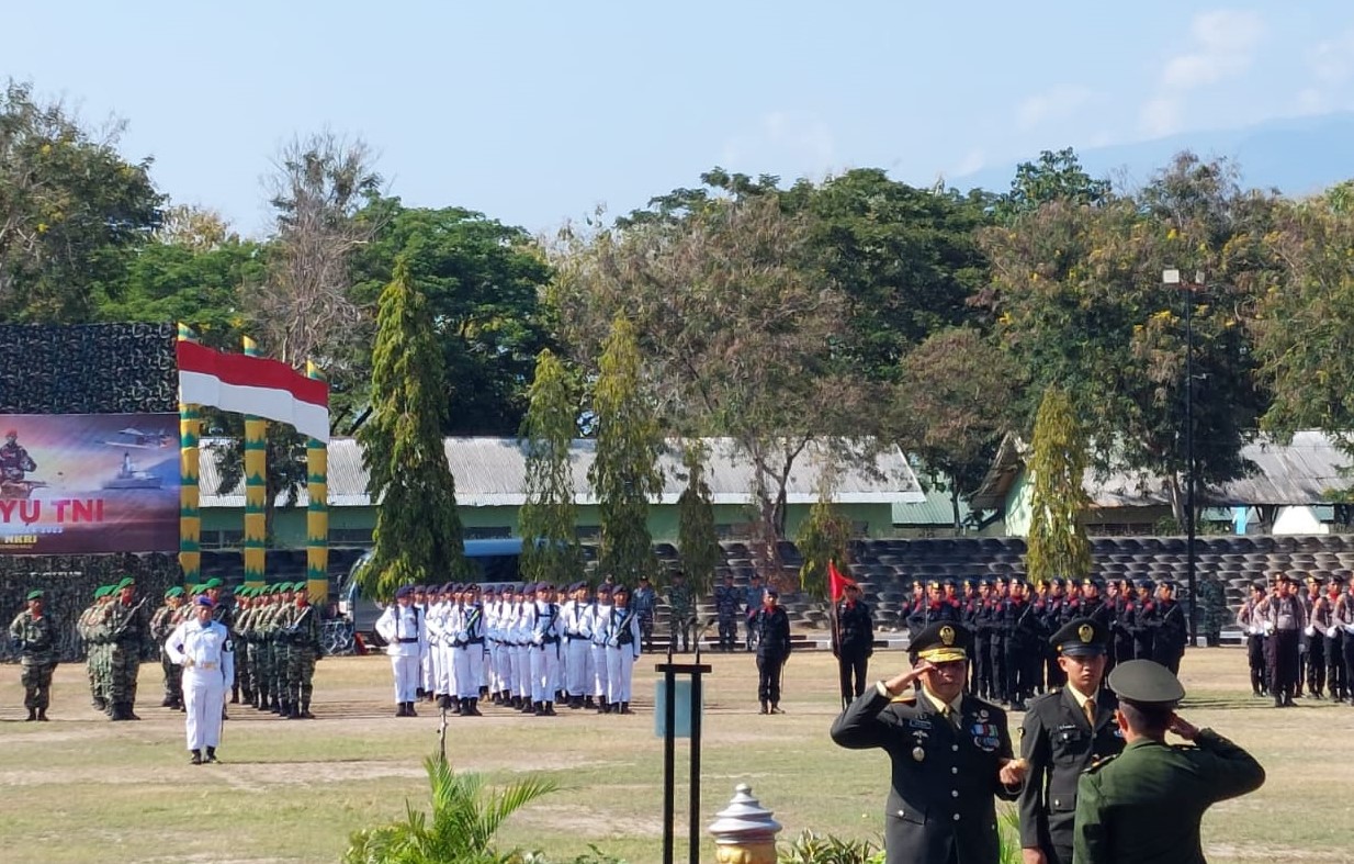 HUT ke-78, Gubernur Sulteng: Sinergitas TNI-Pemda dan Rakyat Harus Dijaga