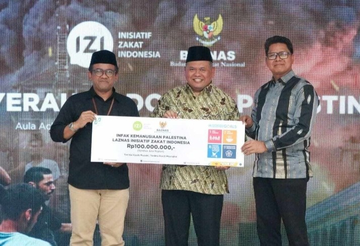 LAZNAS IZI Gandeng BAZNAS Bantu Palestina