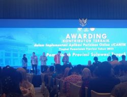 Aplikasi Perizinan Si Cantik Cloud Sulteng Meraih Award Rakornas SPBE