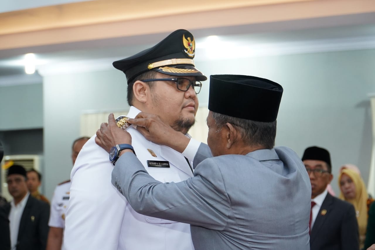 Gubernur Sulteng Melantik Richard Arnaldo sebagai Pj Bupati Parigi Moutong