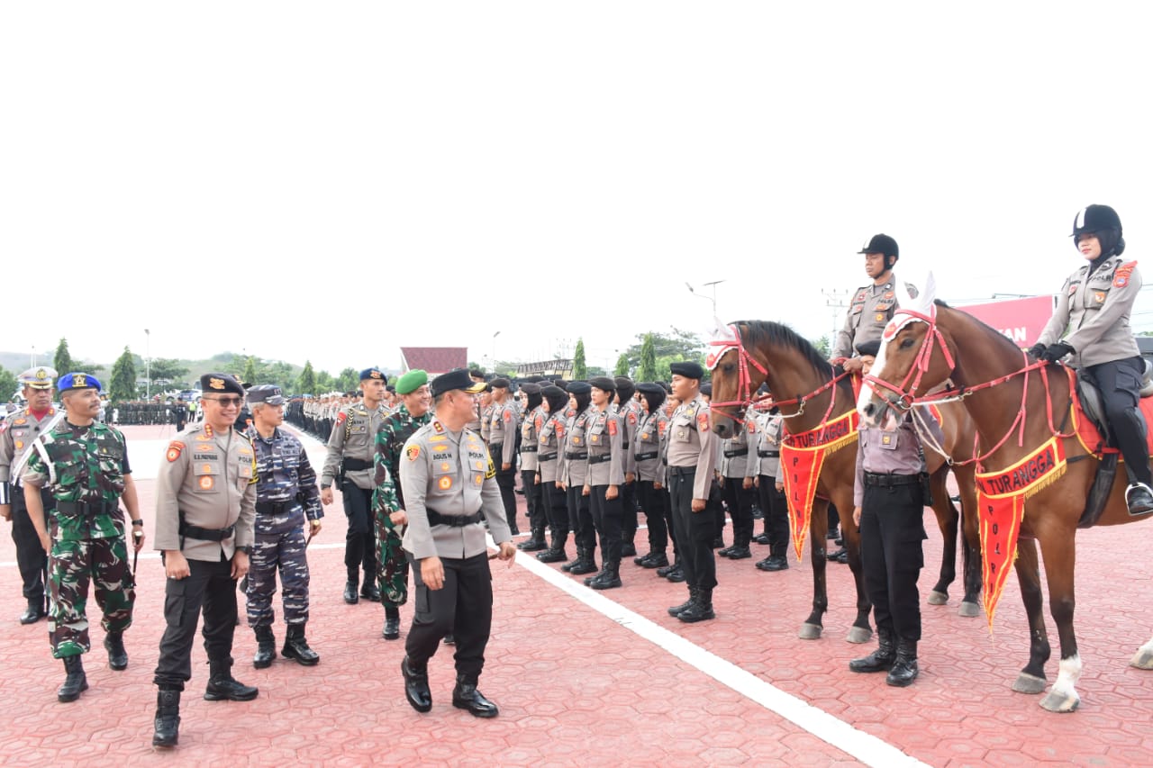 Polda Sulteng Siapkan 5.225 Personel di Pengamanan Pemilu 2024