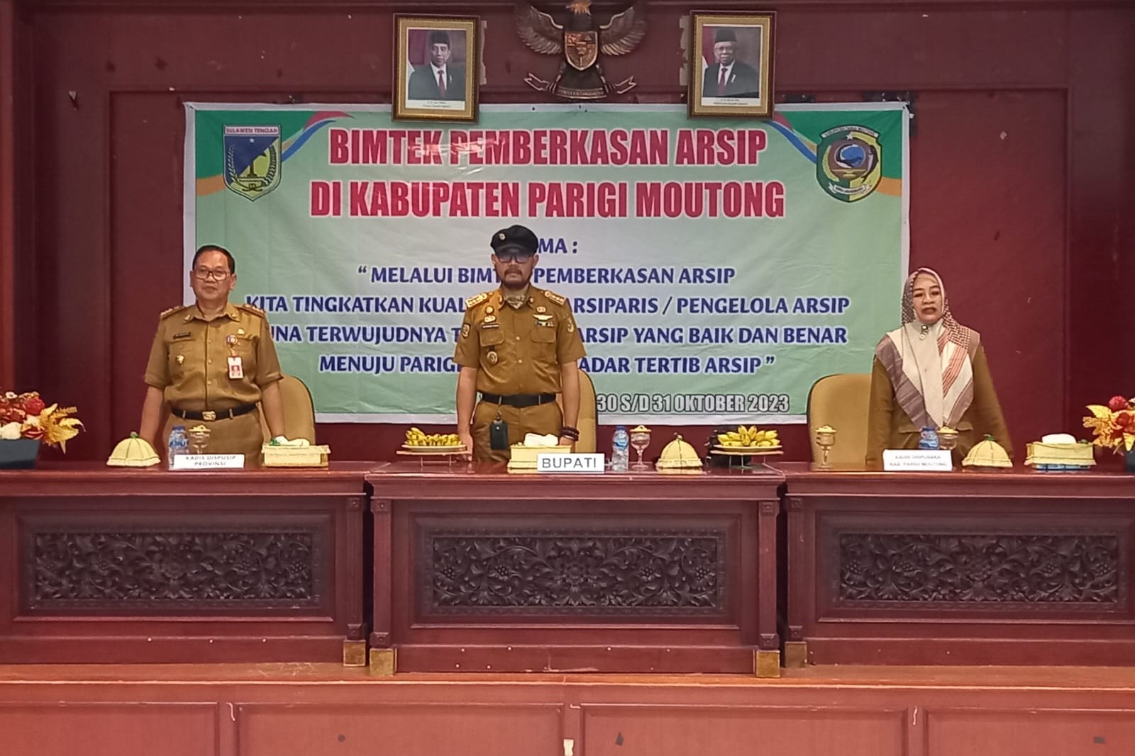 Bimtek Pemberkasan Arsip, Sekda Parigi Moutong: Arsip Itu Penting